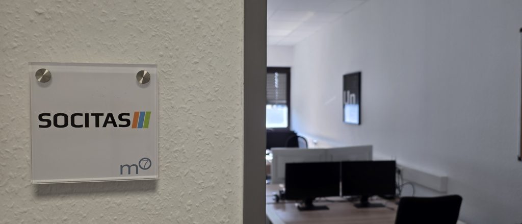 Blick in das Büro am Standort in Unna.